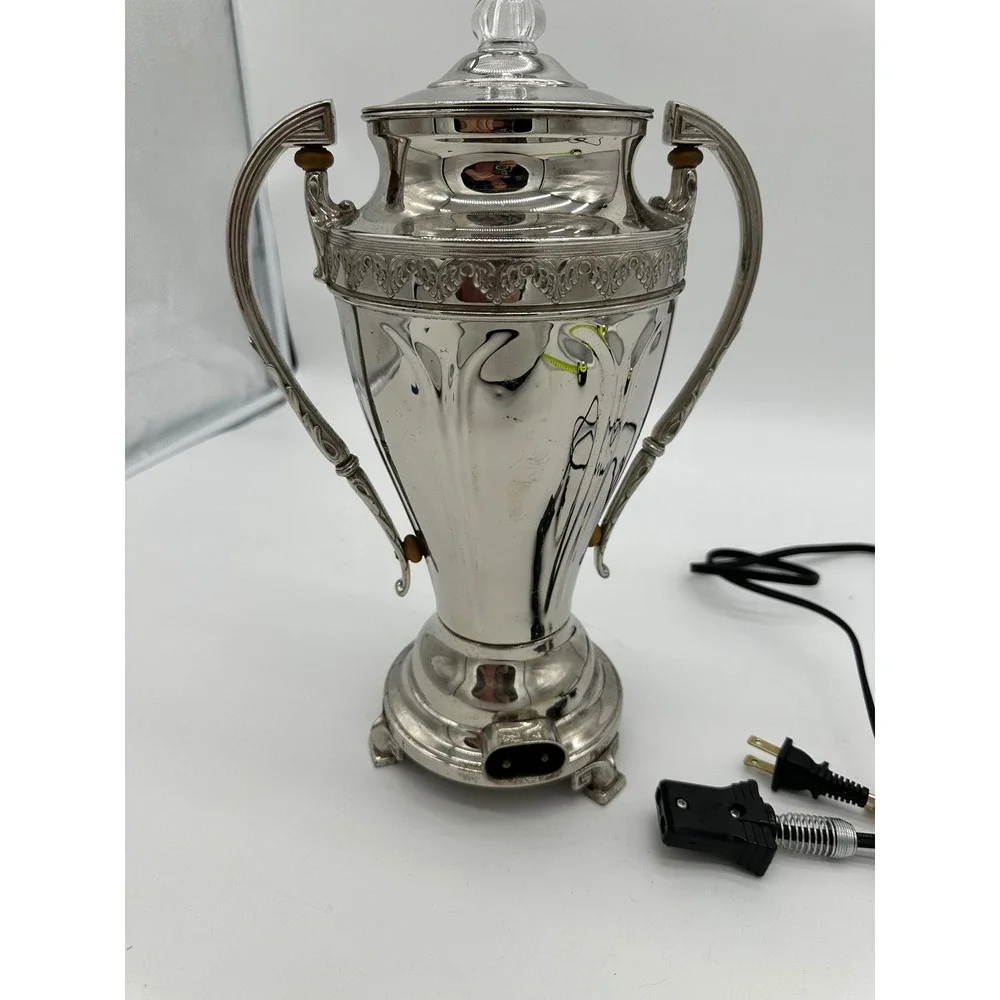 Vintage Westinghouse Electric Coffee Percolator Urn Silver Victorian Style